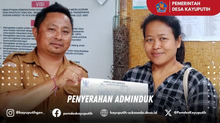 PENYERAHAN ADMINDUK